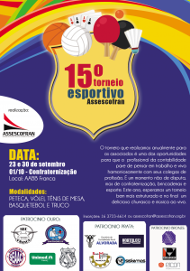 15° Torneio Esportivo Assescofran @ AABB FRANCA